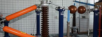 Foto aus dem Labor Hochspannungstechnik